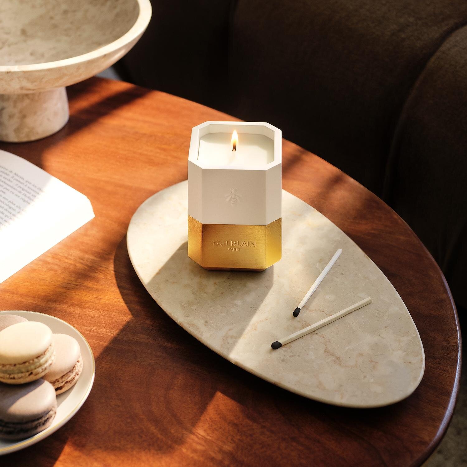 ゲラン“宝石カット”のフレグランスソープ＆キャンドル、甘美なローズや