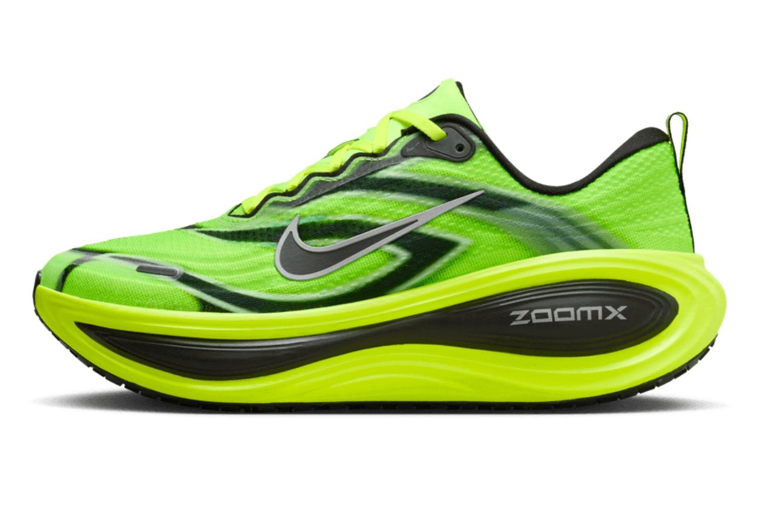 ナイキの”駅伝”着想ランニングシューズ、ライムグリーンの「アルファ