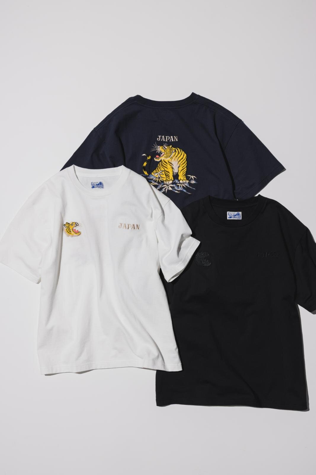 テーラー東洋×ビームス ボーイのスカジャン、背中の“虎”刺繍を50％縮小