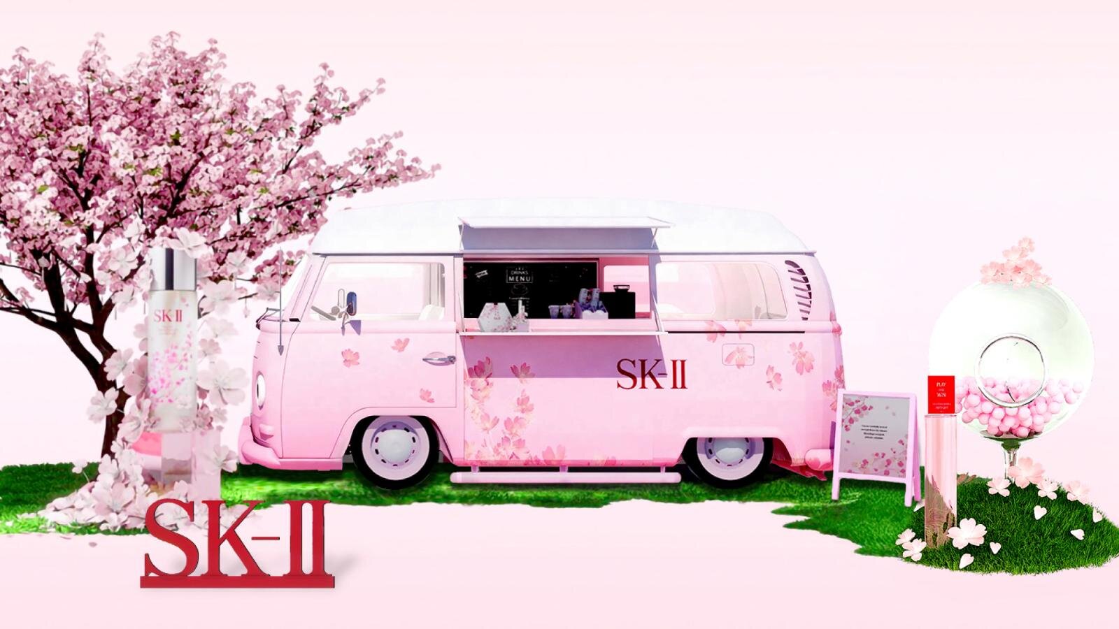 SK-II“桜の花びら舞う”26年春スキンケアキット、名品化粧水＆美白美容