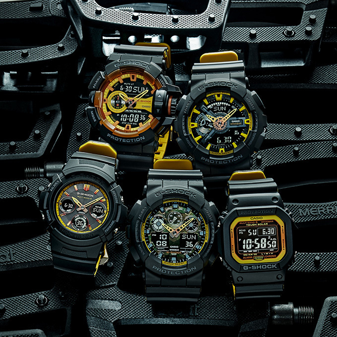 G-SHOCKの新作モデル、ブラック×イエローのツートンカラーを採用した全