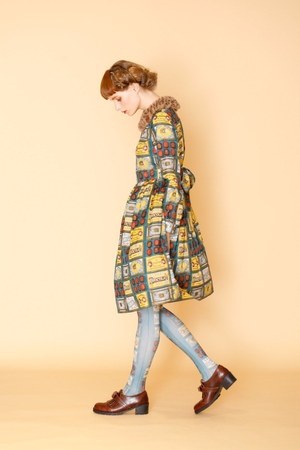 ジェーンマープル「ショコラ クラシック」チョコレート柄のワンピース