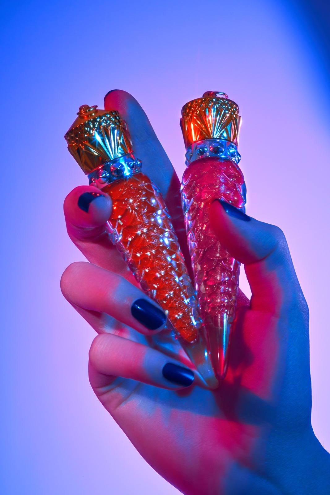 クリスチャン ルブタン夏限定「ルビグリッターグロス」煌めくレッド系