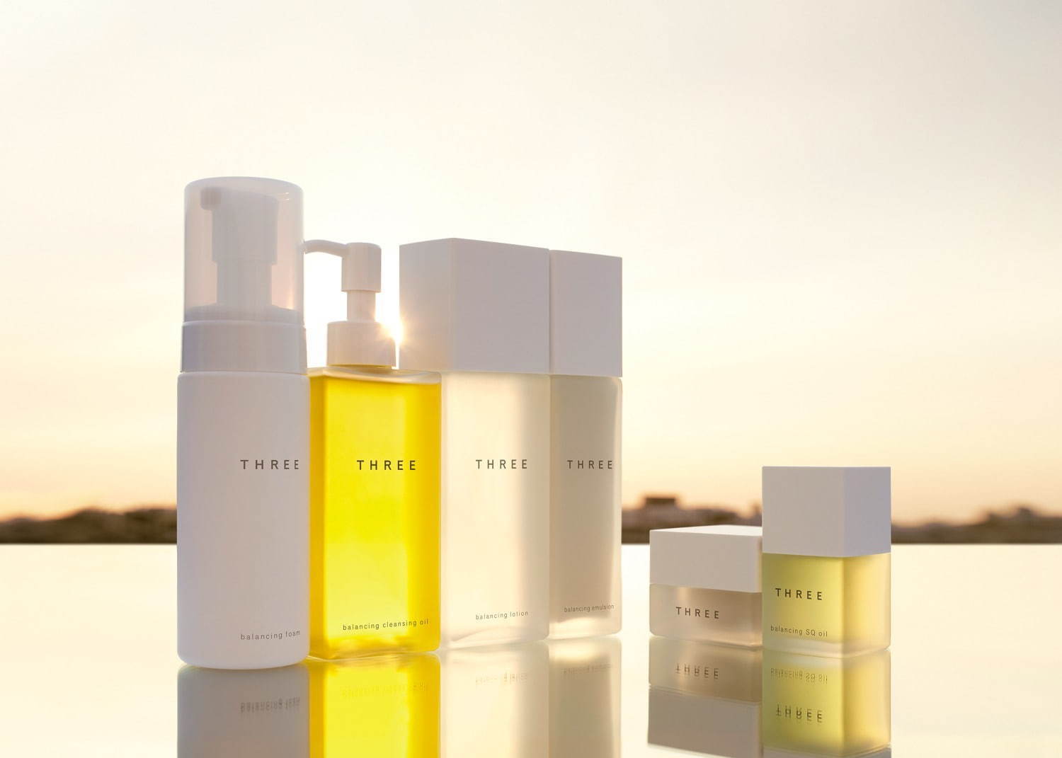 THREEスキンケア「バランシング」ラインリニューアル、クレンジング