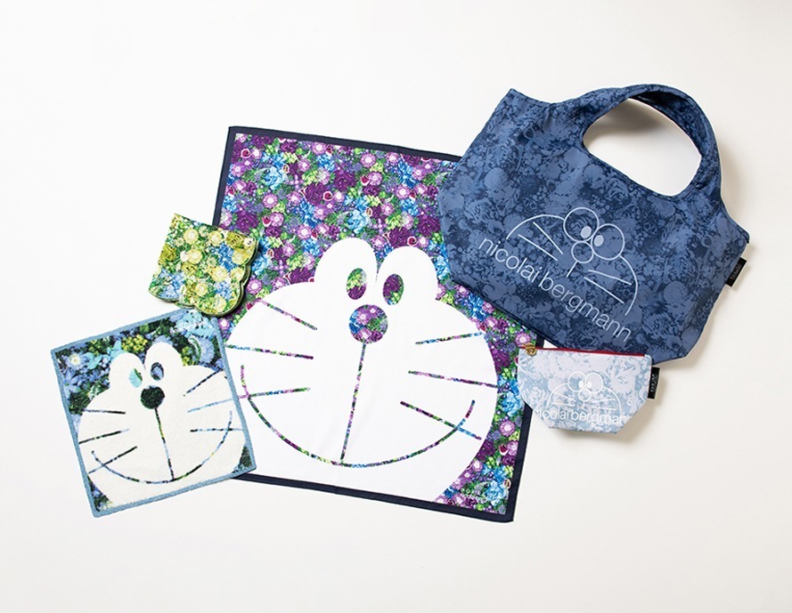 ドラえもん」50周年記念グッズ、ハンカチやトートバッグなど