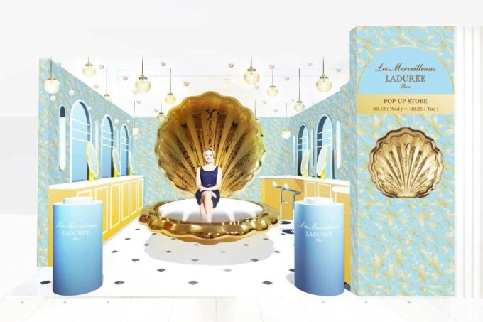 レ・メルヴェイユーズ ラデュレ新作コスメ - ゴールドの“貝殻”パウダー