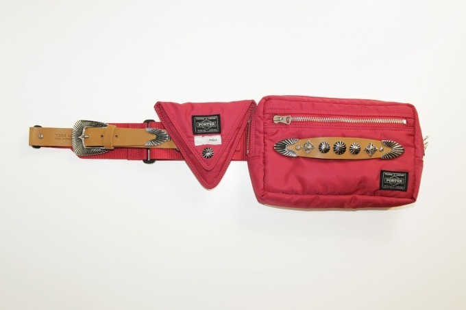 トーガ プルラ×ポーター、スタッズを飾ったベルトバッグや3wayメッシュ