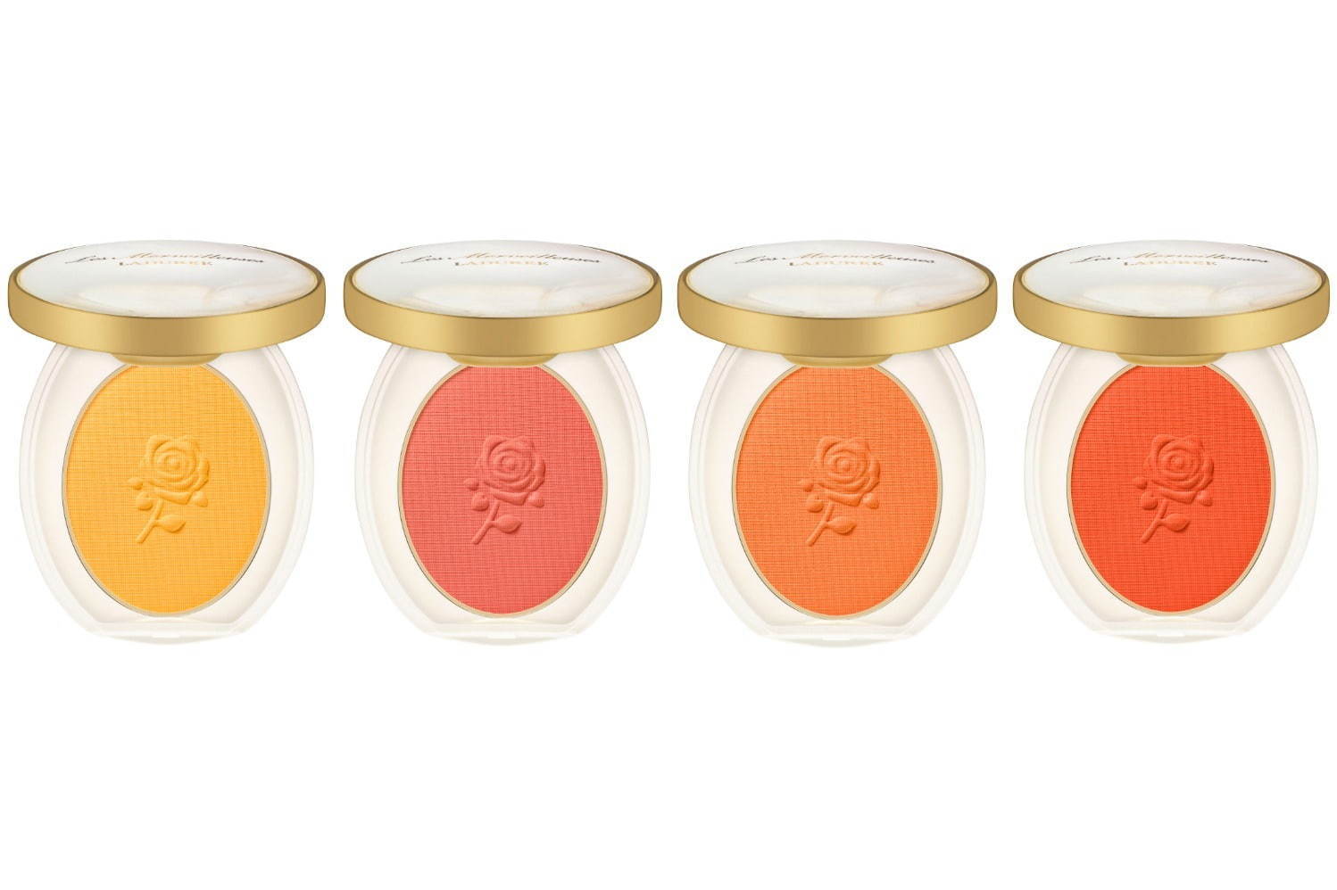 レ・メルヴェイユーズ ラデュレ21年春コスメ“バラの花”着想のチーク