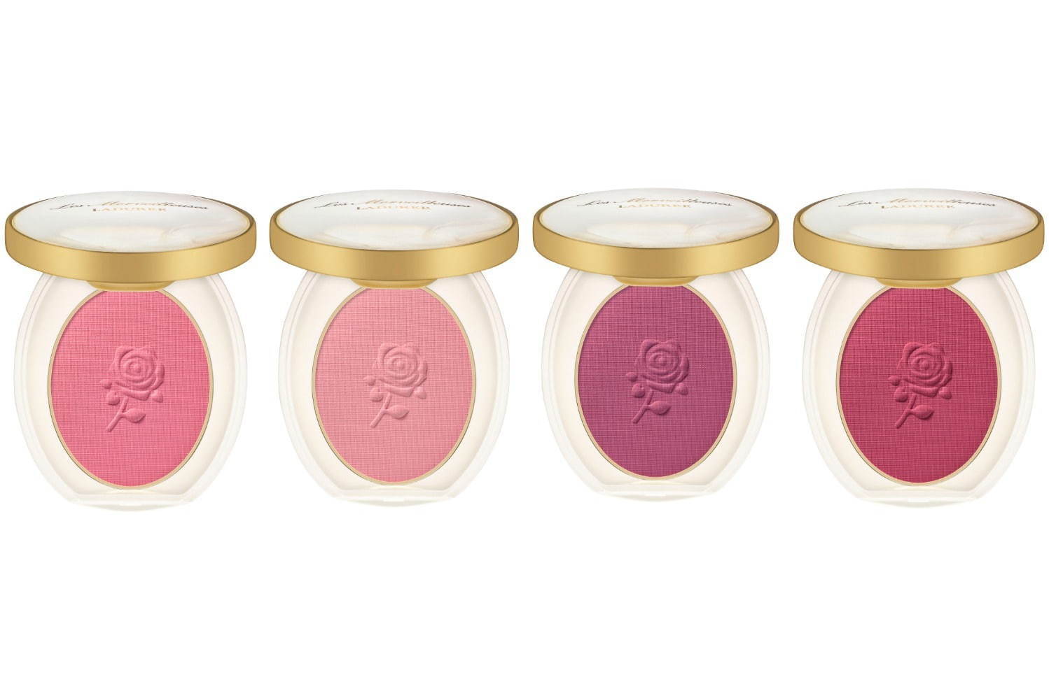 レ・メルヴェイユーズ ラデュレ21年春コスメ“バラの花”着想のチーク