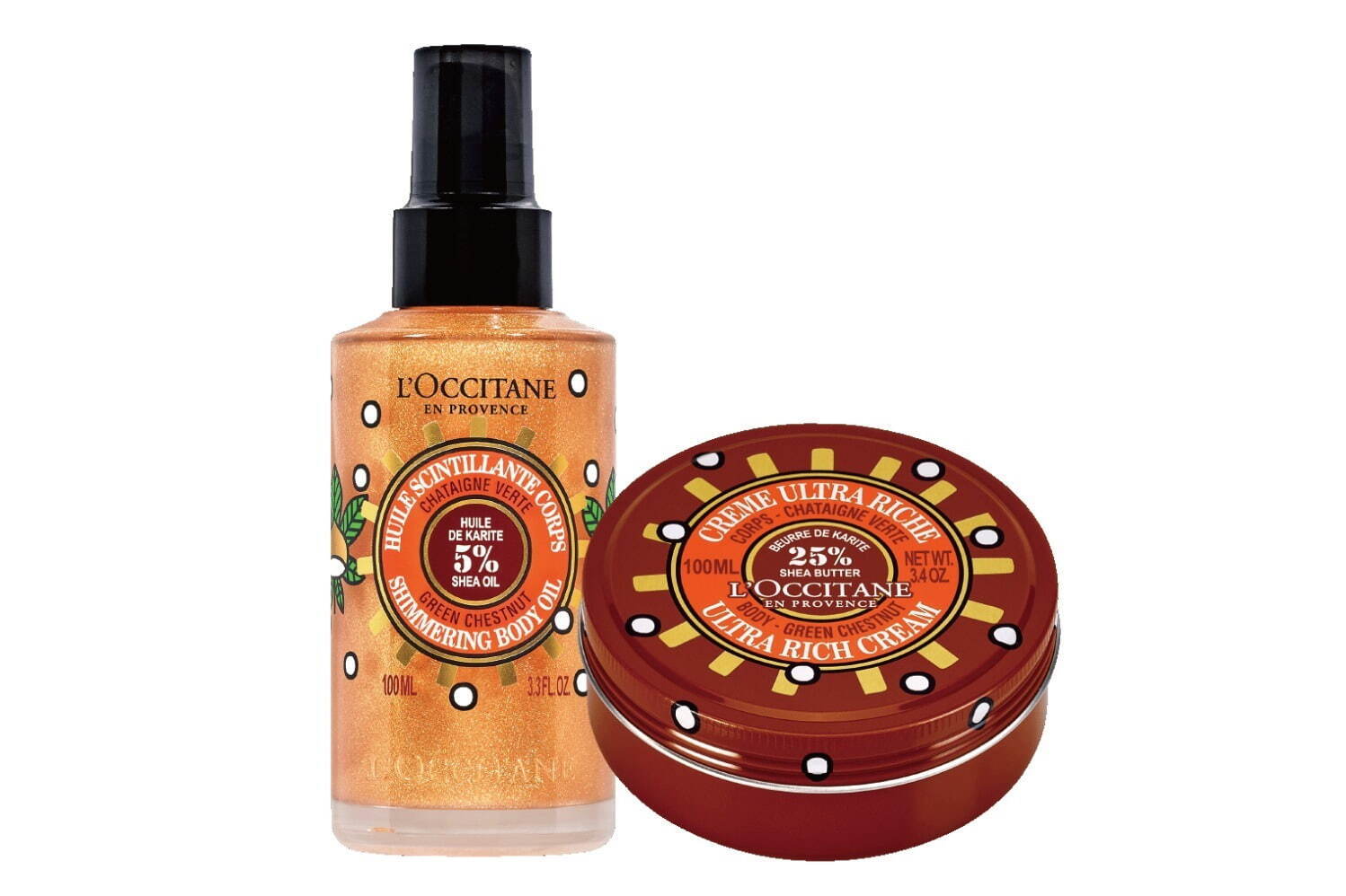 ロクシタン22年クリスマスコフレ・コスメ第1弾、「アップルマロン」の