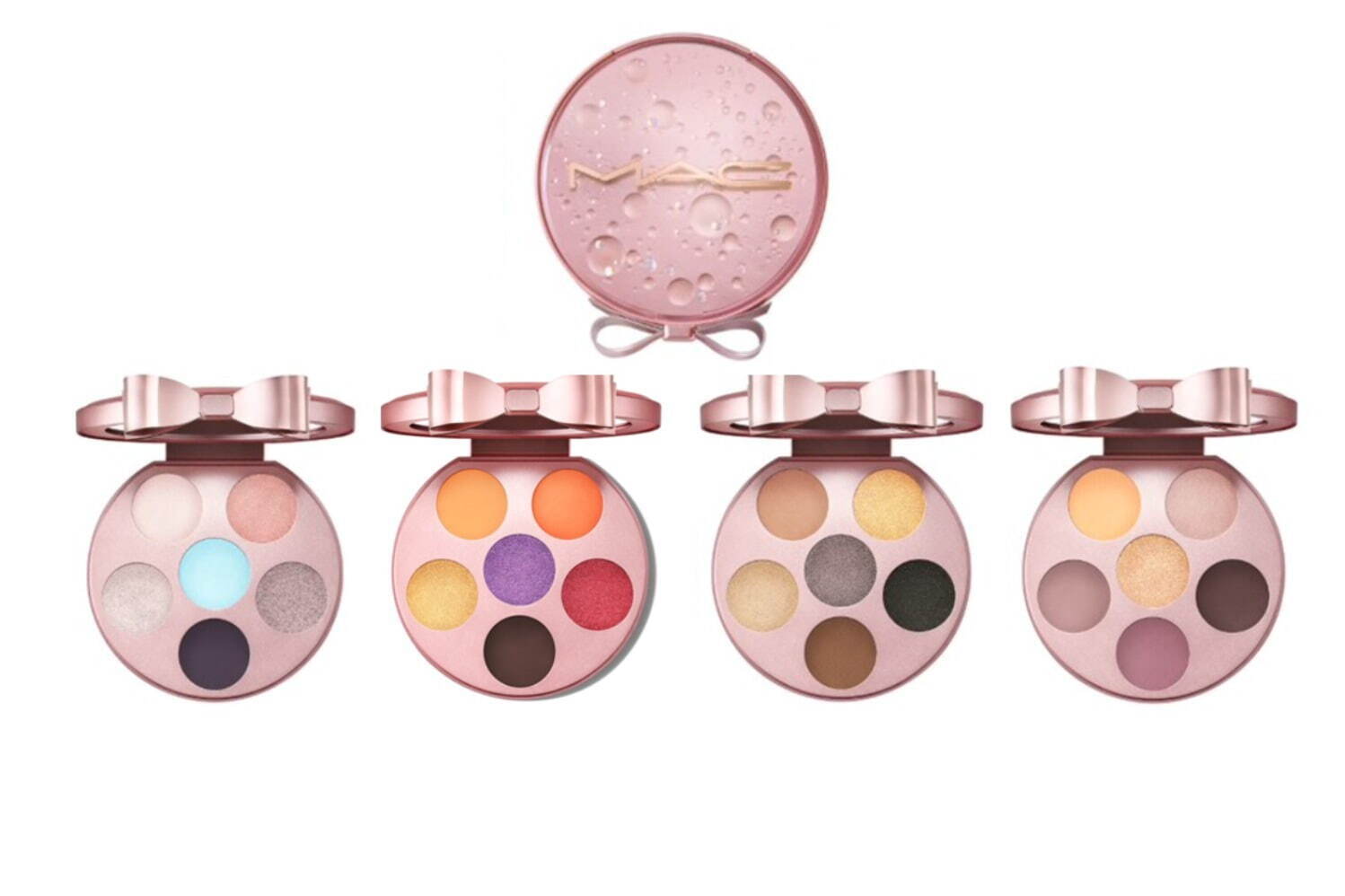 M·A·C22年クリスマスコフレ第1弾、“ボウ”型パケ入りミニリップセット