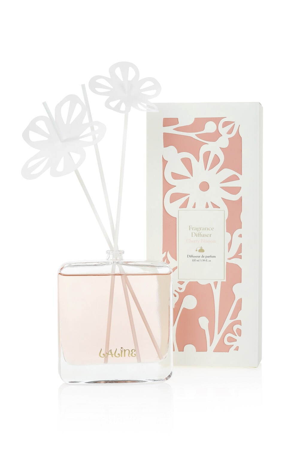 ラリン人気No.1「チェリーブロッサム」ボディケアコスメ、“桜の切り絵