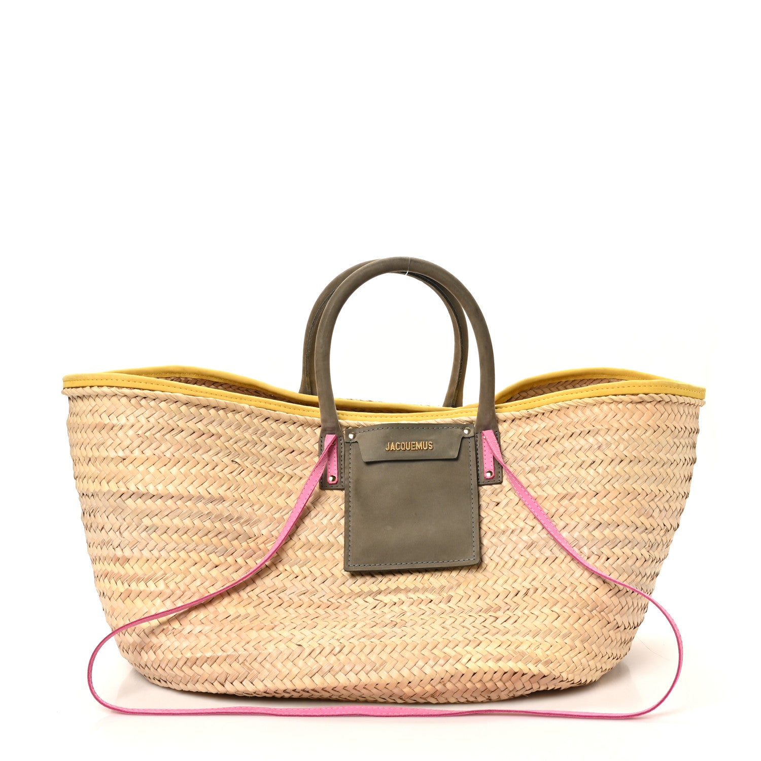 Jacquemus Raffia Le Grand Panier Soli Multicolor 1788298