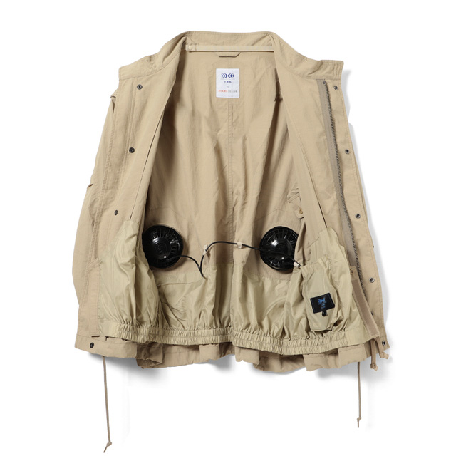 空調服」がデイリーウェアとして着られるファン付きブルゾンを発売