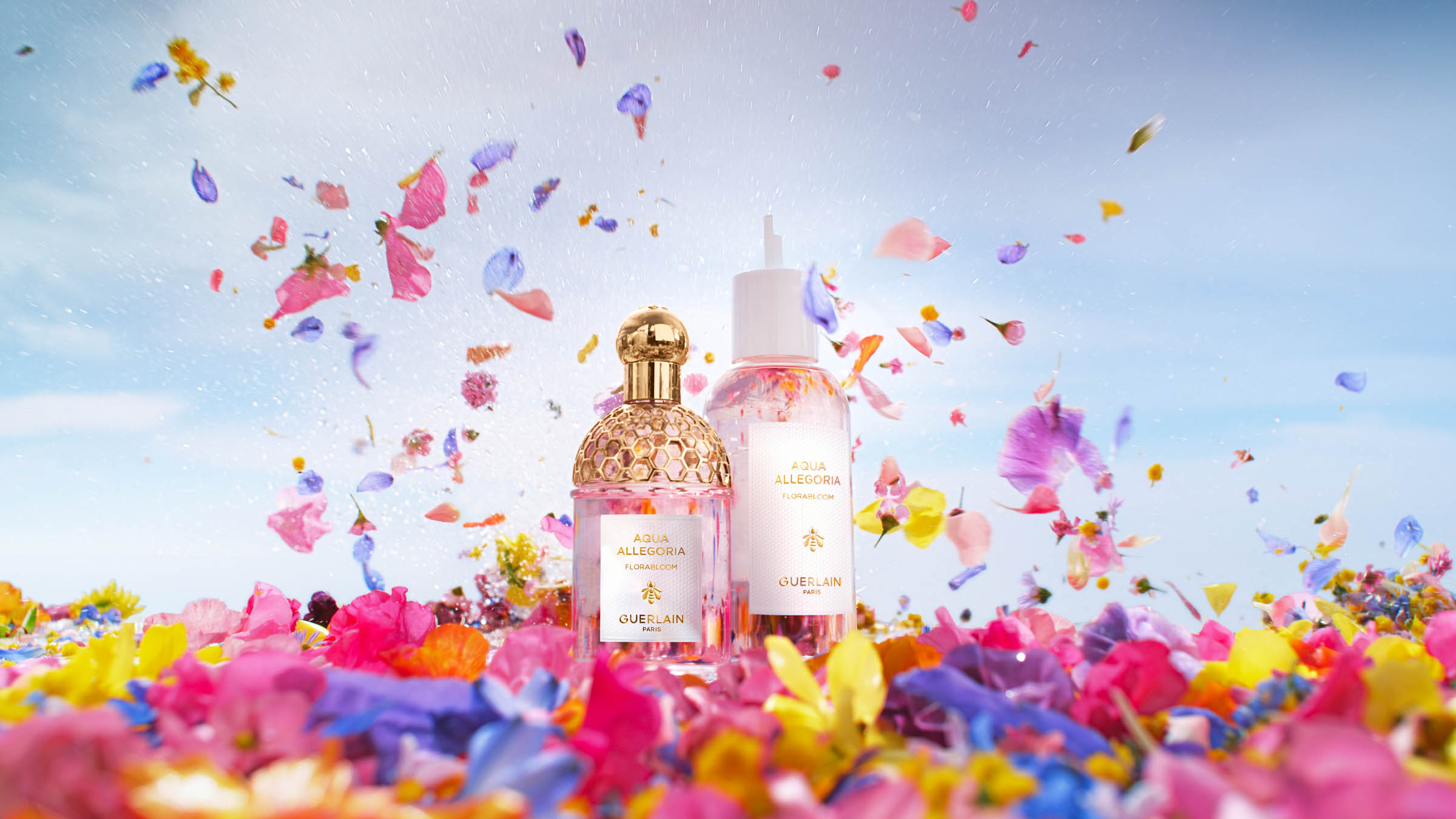 ゲランのアクア アレゴリアから新作香水「フローラブルーム」が登場