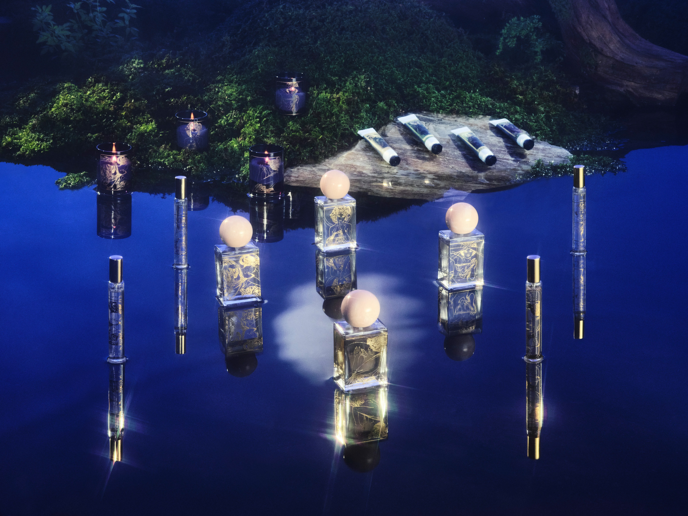 2024年クリスマスコフレ】ミュシャ：「月と星」から着想した4種の香水