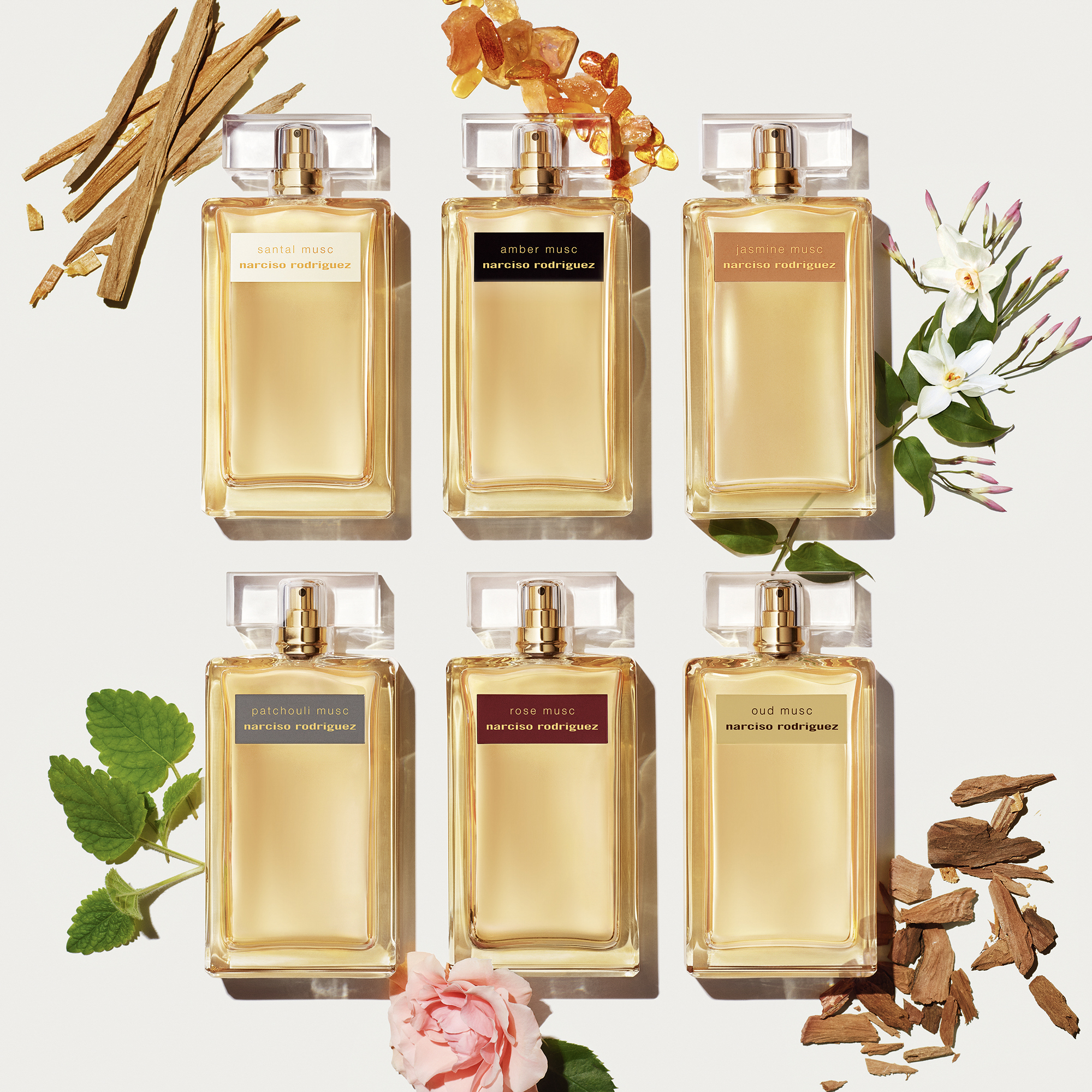 ナルシソ ロドリゲスから「ムスクコレクション」が登場 アンバーや