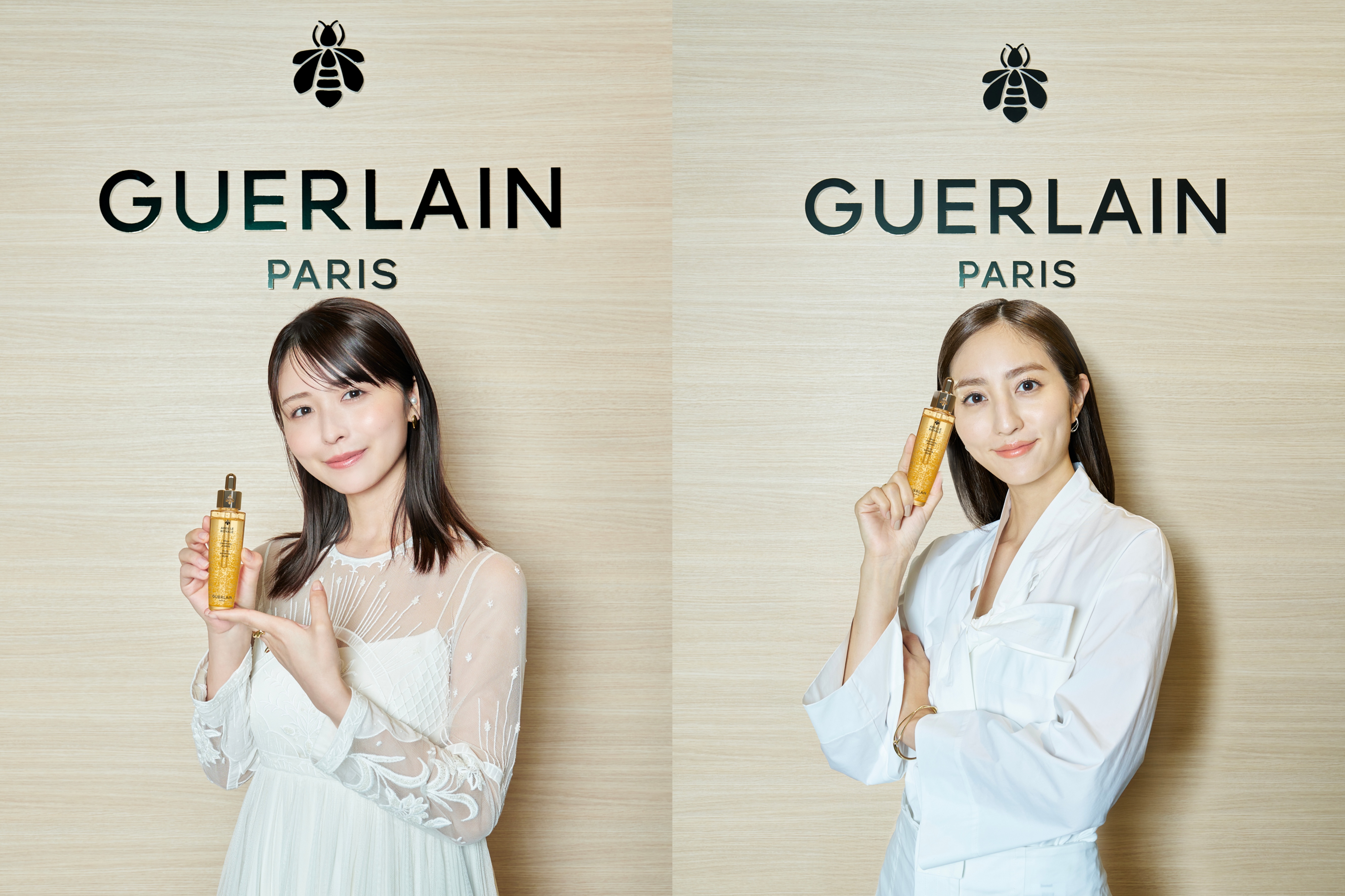 長濱ねると堀田茜がハチミツの恵みに着目した新製品を体験 ゲラン