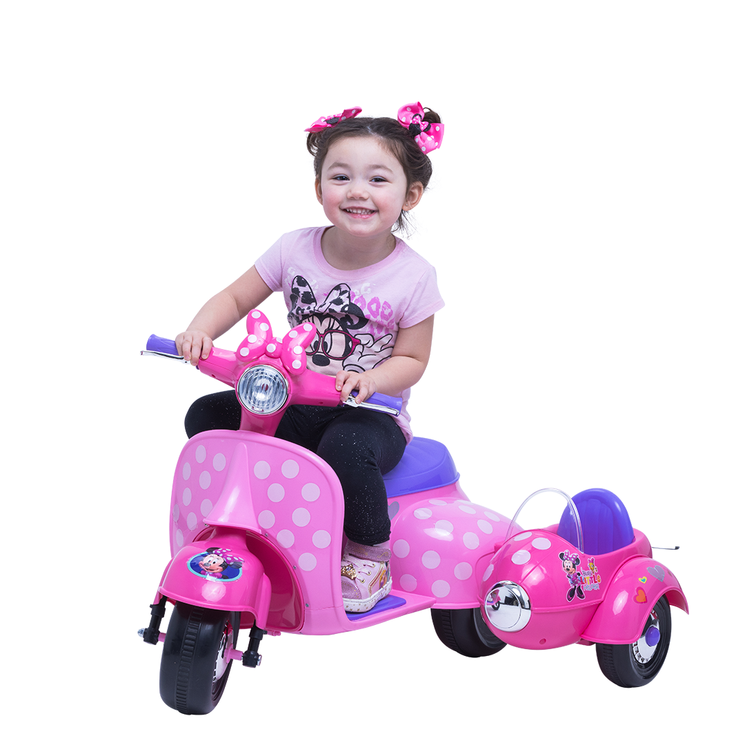 Minnie Mouse Happy Helpers Scooter with Side Car | 18-30 months