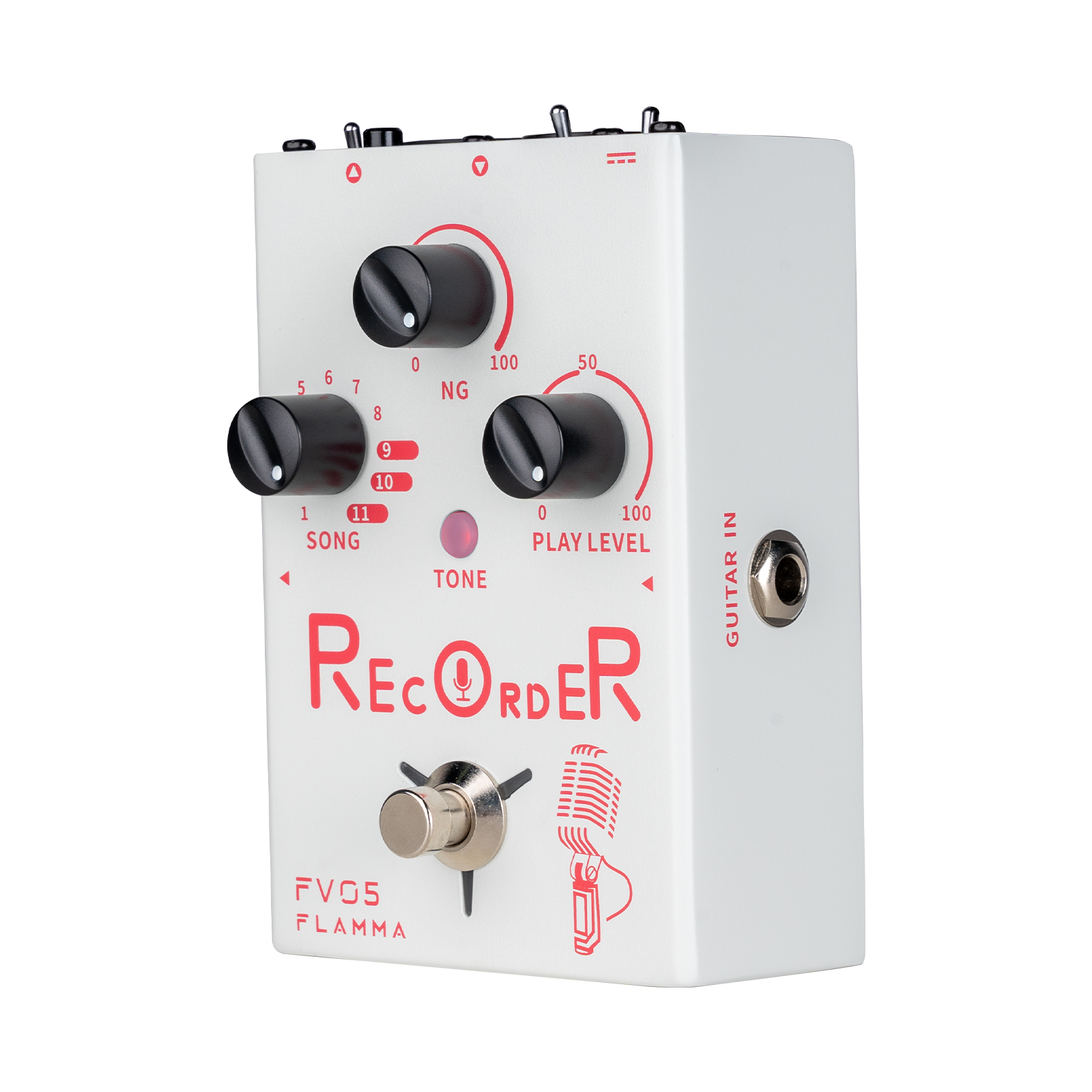 FLAMMA FV05 レコーダー、ボーカルエフェクトプロセッサ70分の録音容量