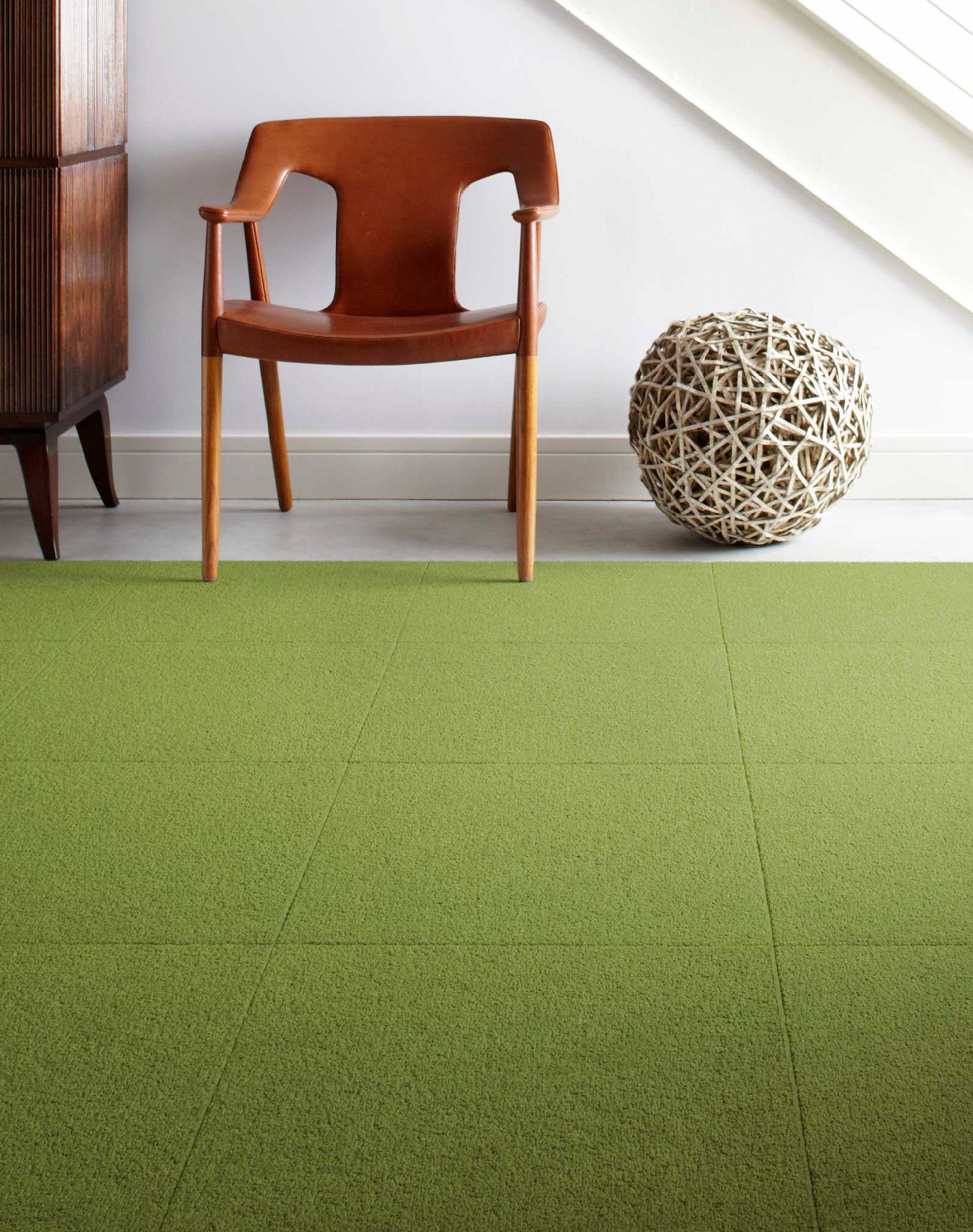 Heaven Sent - Kiwi: Solid Color Area Rugs & Carpet Tiles by FLOR