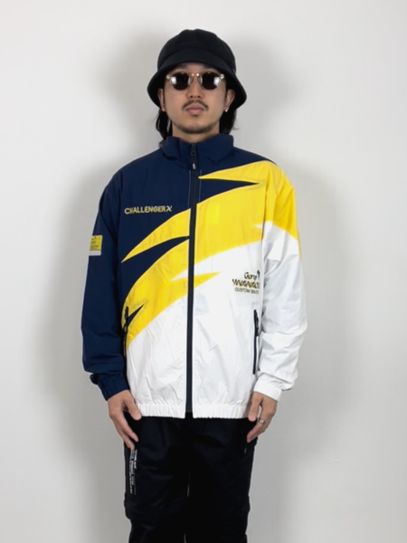 CHALLENGER / xGary YAMAMOTO WARM UP JKT -Navy×Yellow-