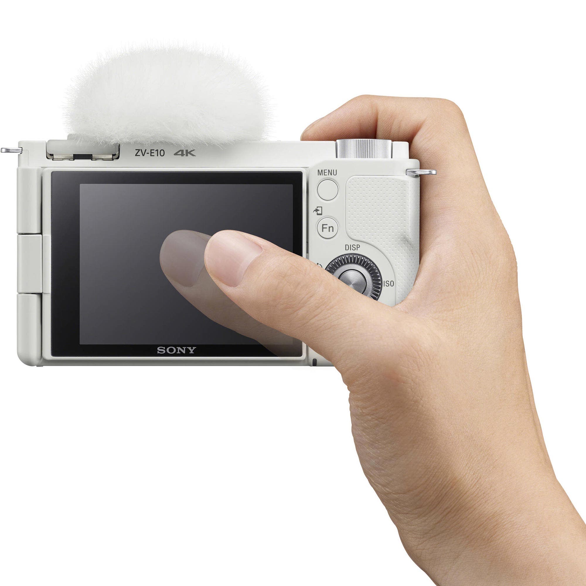 Sony ZV-E10 Mirrorless Camera with 16-50mm Lens Kit - White ILCZV