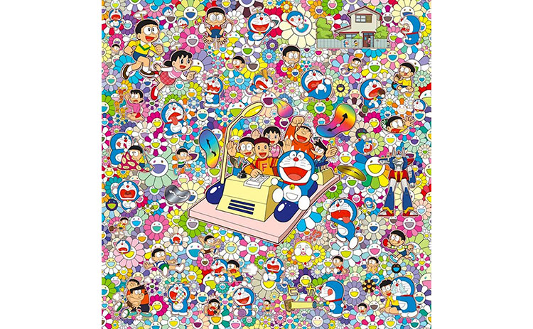 フラワーボールカラフル、ミラクルスパークル』村上隆／Takashi