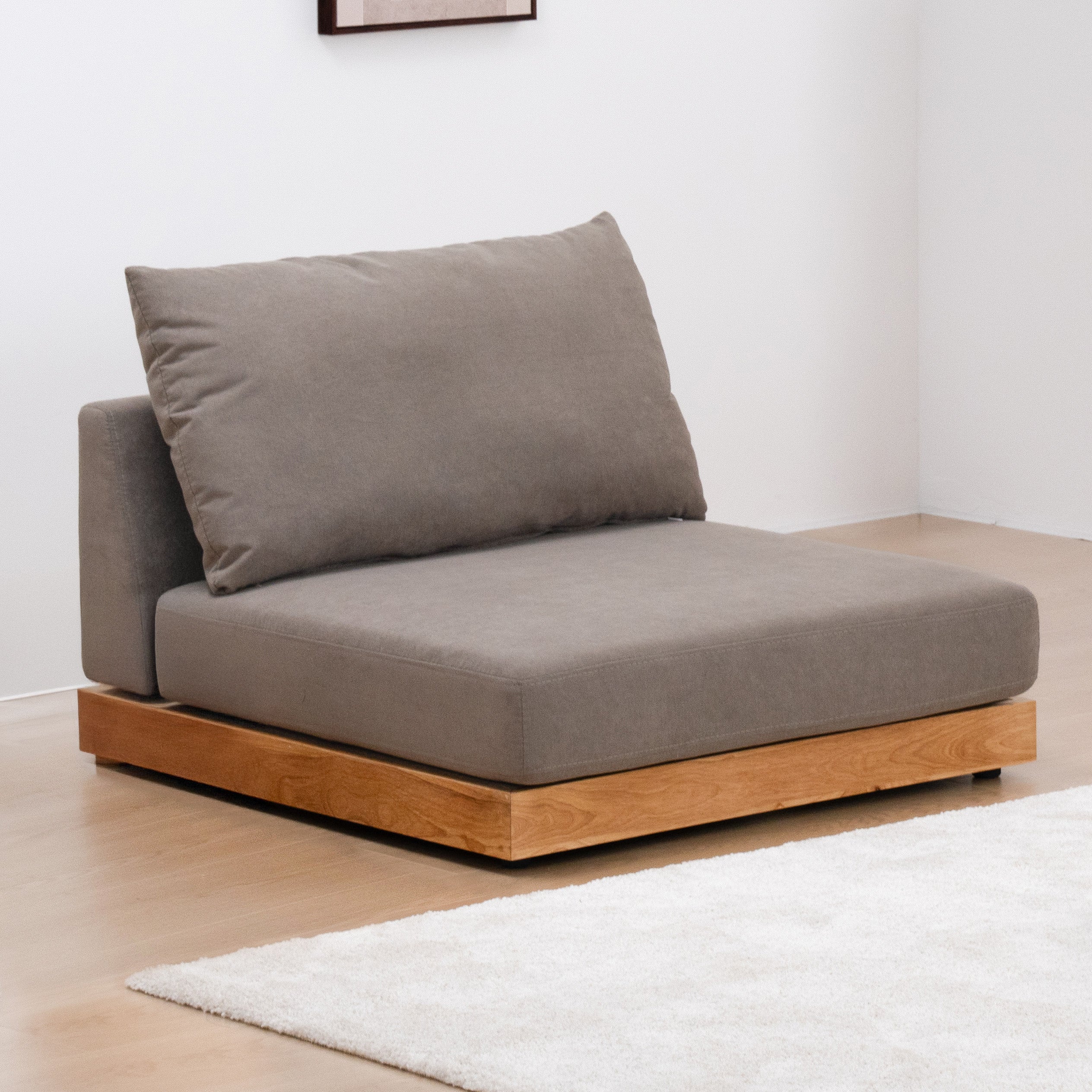 あす着] 幅82cm フロアソファ 安い ソファ レイアウト自由 広々座面