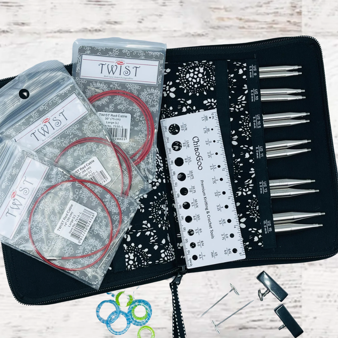 ChiaoGoo TWIST Red Lace Interchangeable Needle Sets – Fuzzy Goat