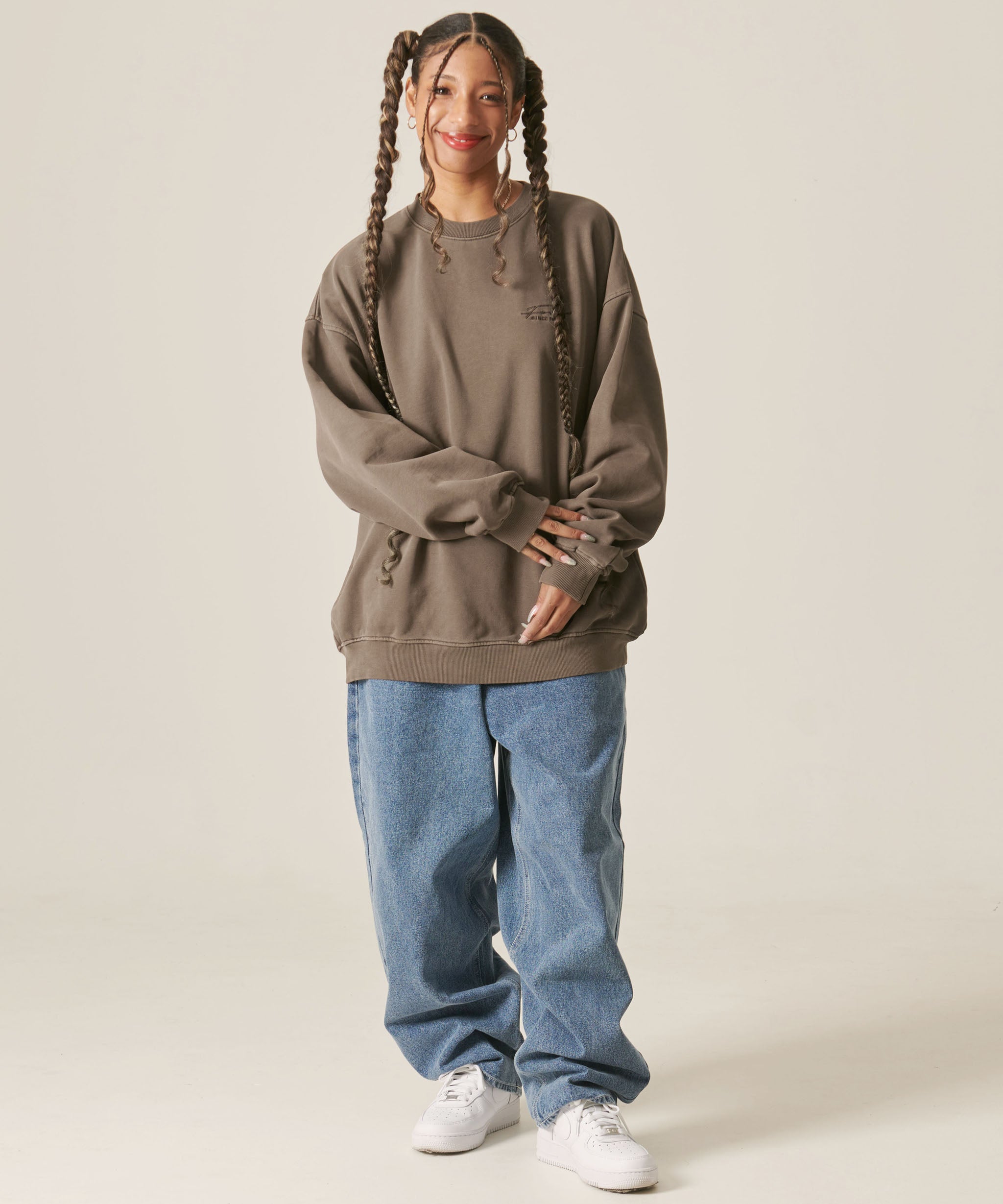 FUBU フブ トップス 裏毛 スウェット トレーナー。FUBUはアメリカの