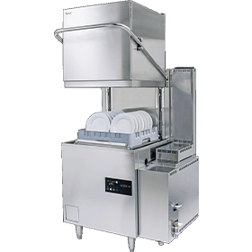 ドアタイプ洗浄機（ガス式・電気式）｜新開発のオリジナル洗浄ノズル