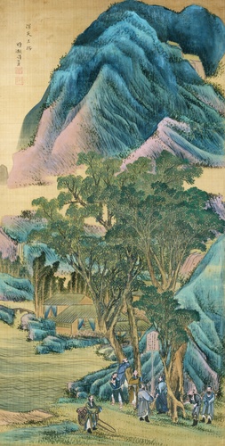 深天上按図 | 奥原晴湖 | 収蔵品詳細 | 作品を知る | 東京富士美術館