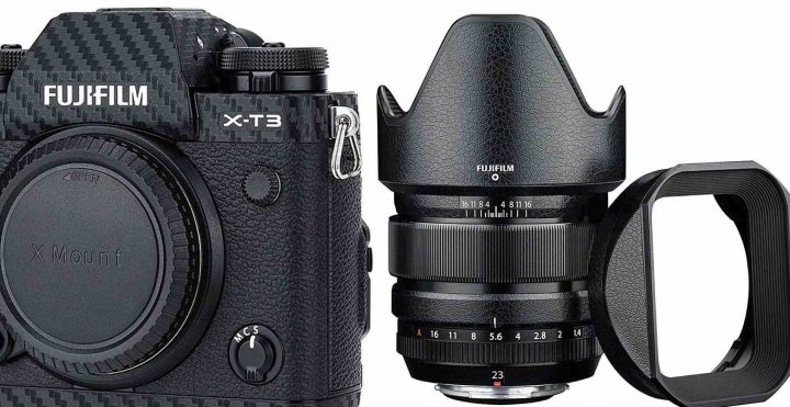 Anti-Slide Skin Guard Shield for Fujifilm X-T3 and Fujinon XF23mm