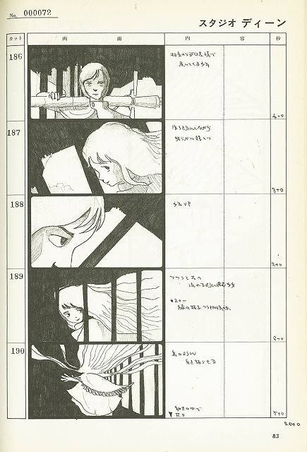 天使のたまご 絵コンテ集（押井守 著 ／ 天野喜孝 イラスト）』 販売