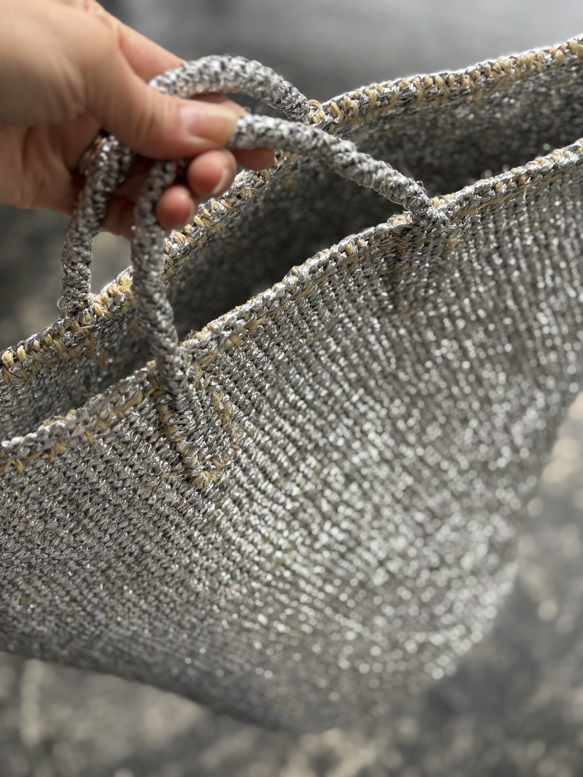 rectangle シルバーバスケット