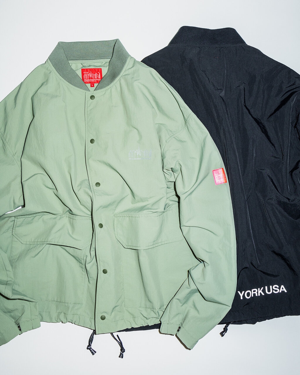 Manhattan Portage × green label relaxing 別注 ナイロン ブルゾンが2