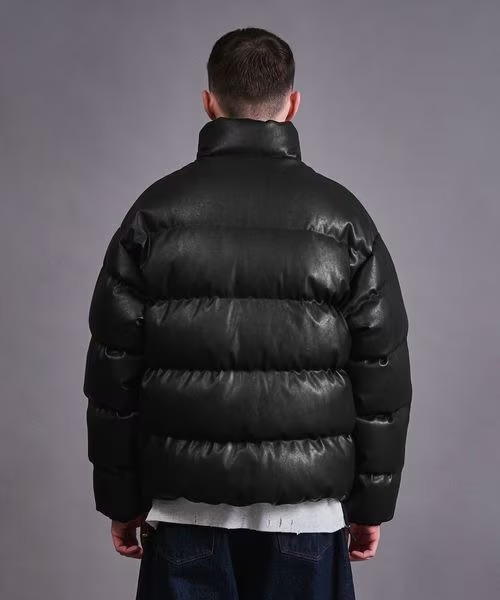 monkey time レザーライク ダウン ジャケットが発売 (モンキータイム