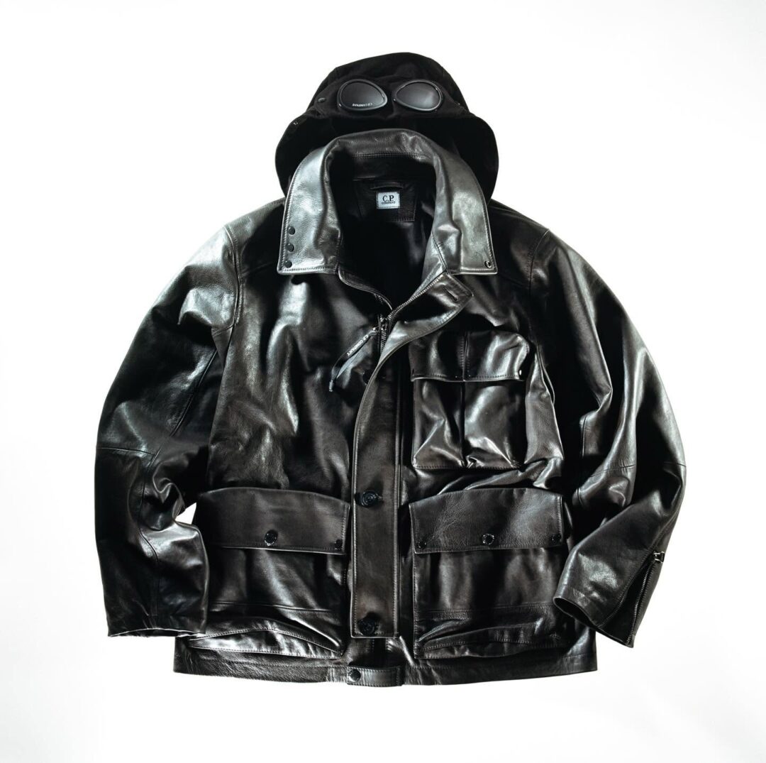 C.P. Company」世界で50枚のみ限定生産レザーゴーグルジャケットが2024