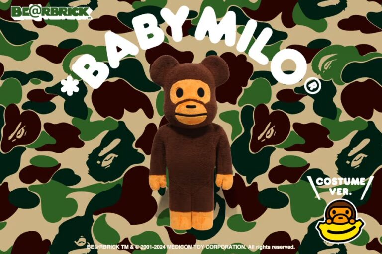 A BATHING APE × BE@RBRICK BABY MILO COSTUME VER 400% & 1000%が2024