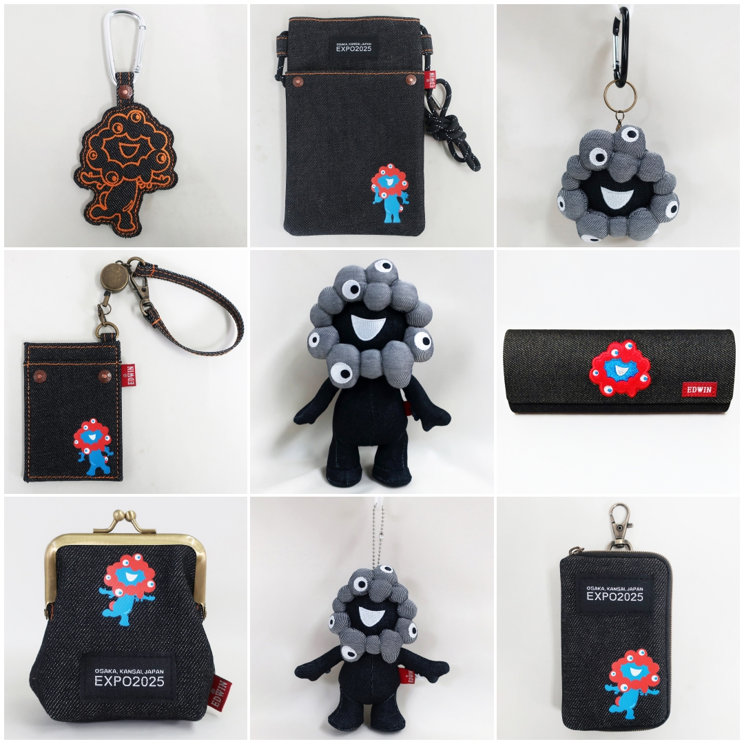 大阪・関西万博公式キャラクター「ミャクミャク」と老舗デニムブランド