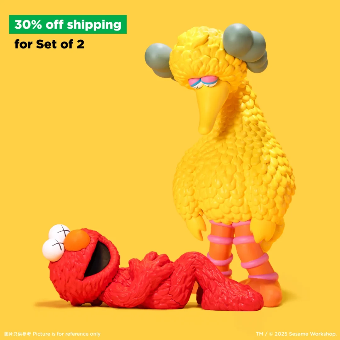 KAWS x SESAME STREET “Vinyl Figures Collection”が2025年 10/16 発売