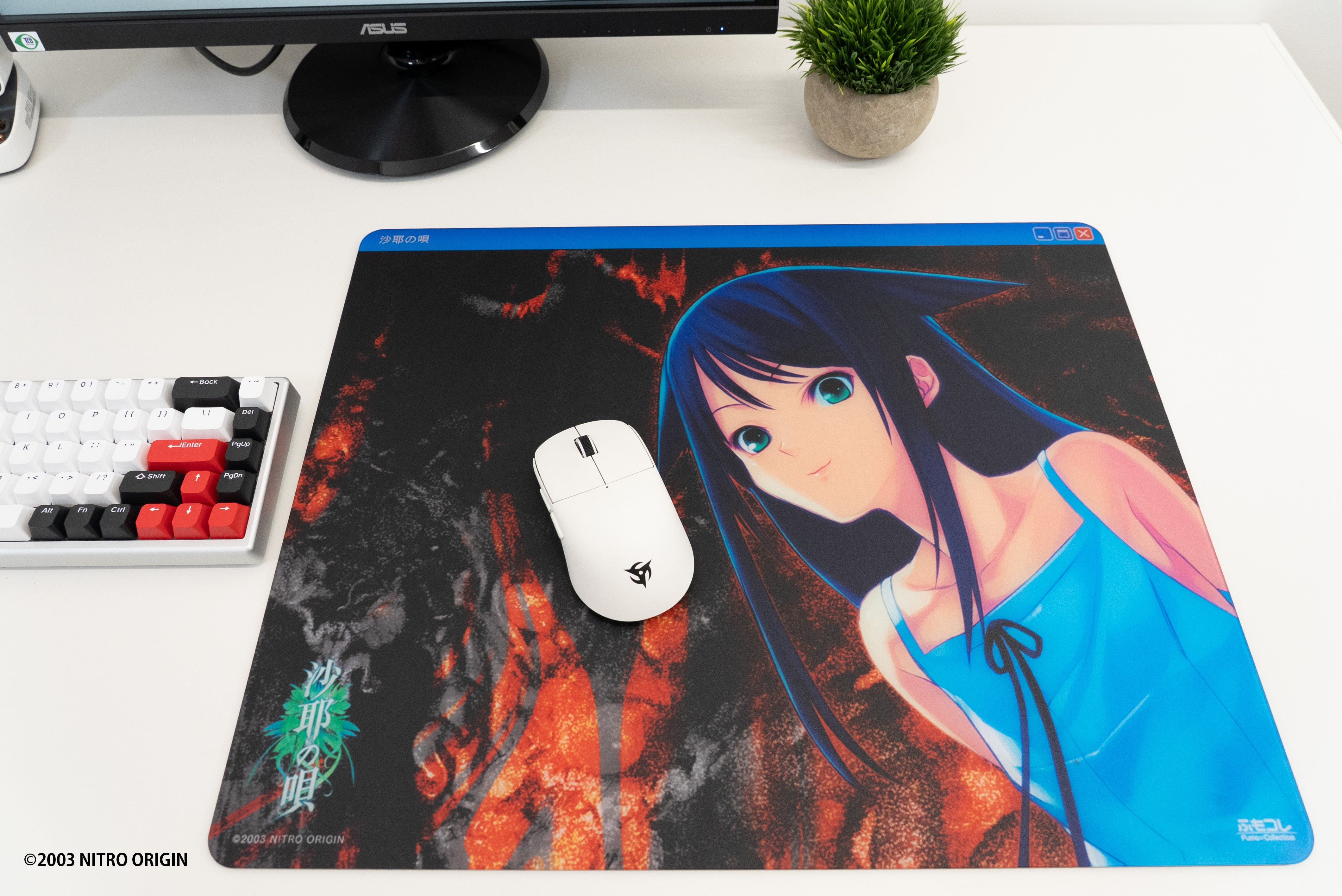 沙耶の唄 × ふもコレ ガラスマウスパッドA Dream Gamer 浮【他商品との