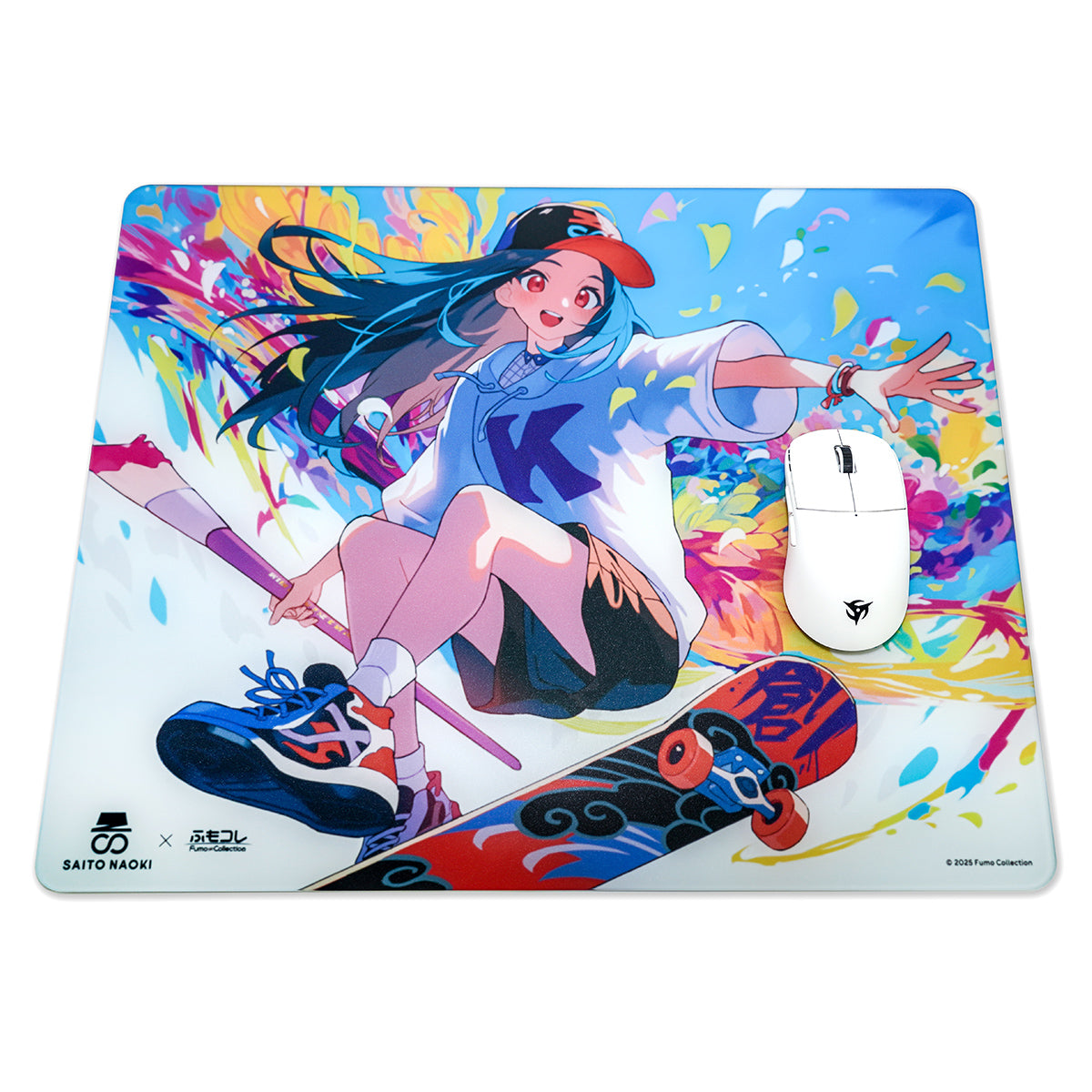 ふもコレSeasons × さいとうなおき Dream Gamer ガラスマウスパッド 25