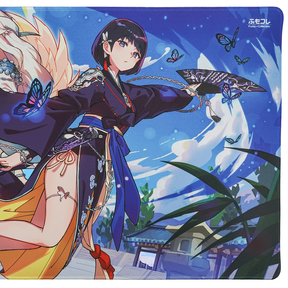 ふもコレ × 黒い砂漠 ゲーミングマウスパッド メグ＆ウサ 2XL｜ふも