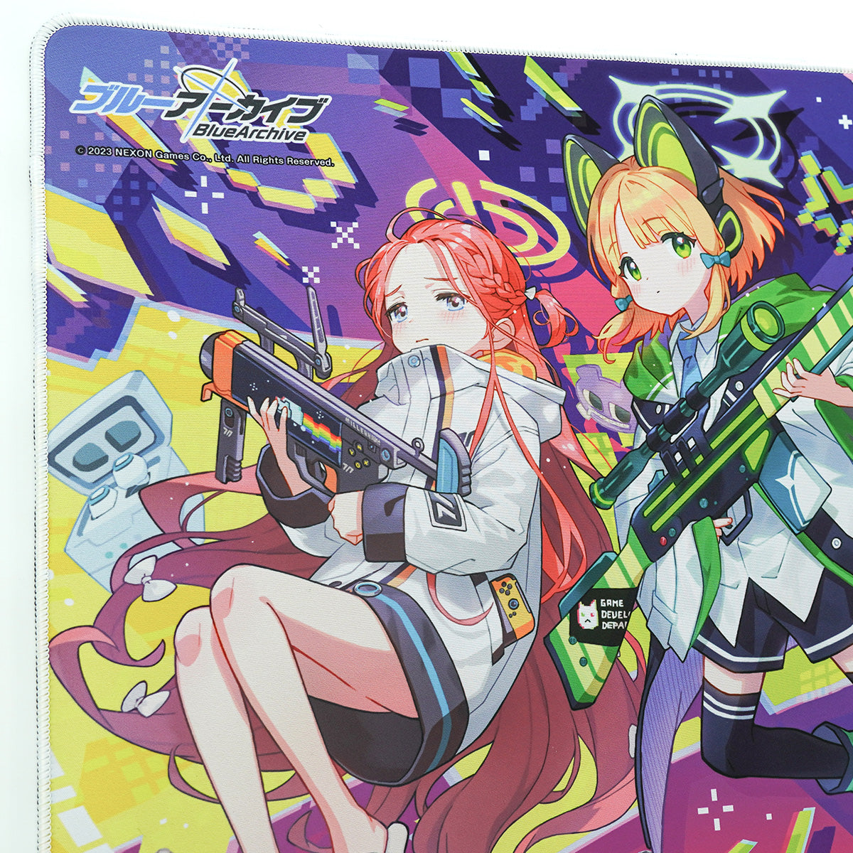 ふもコレ×ブルーアーカイブ ゲーミングマウスパッド ゲーム開発部 2XL