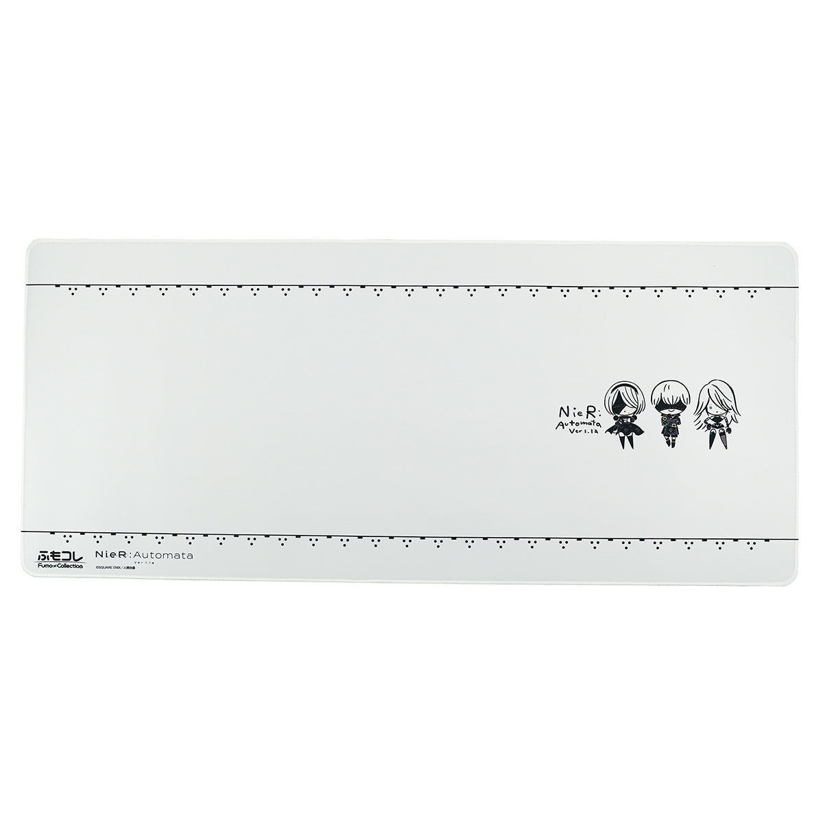 ふもコレ × ニーアオートマタ マウスパッド A 白｜ふもコレ(Fumo