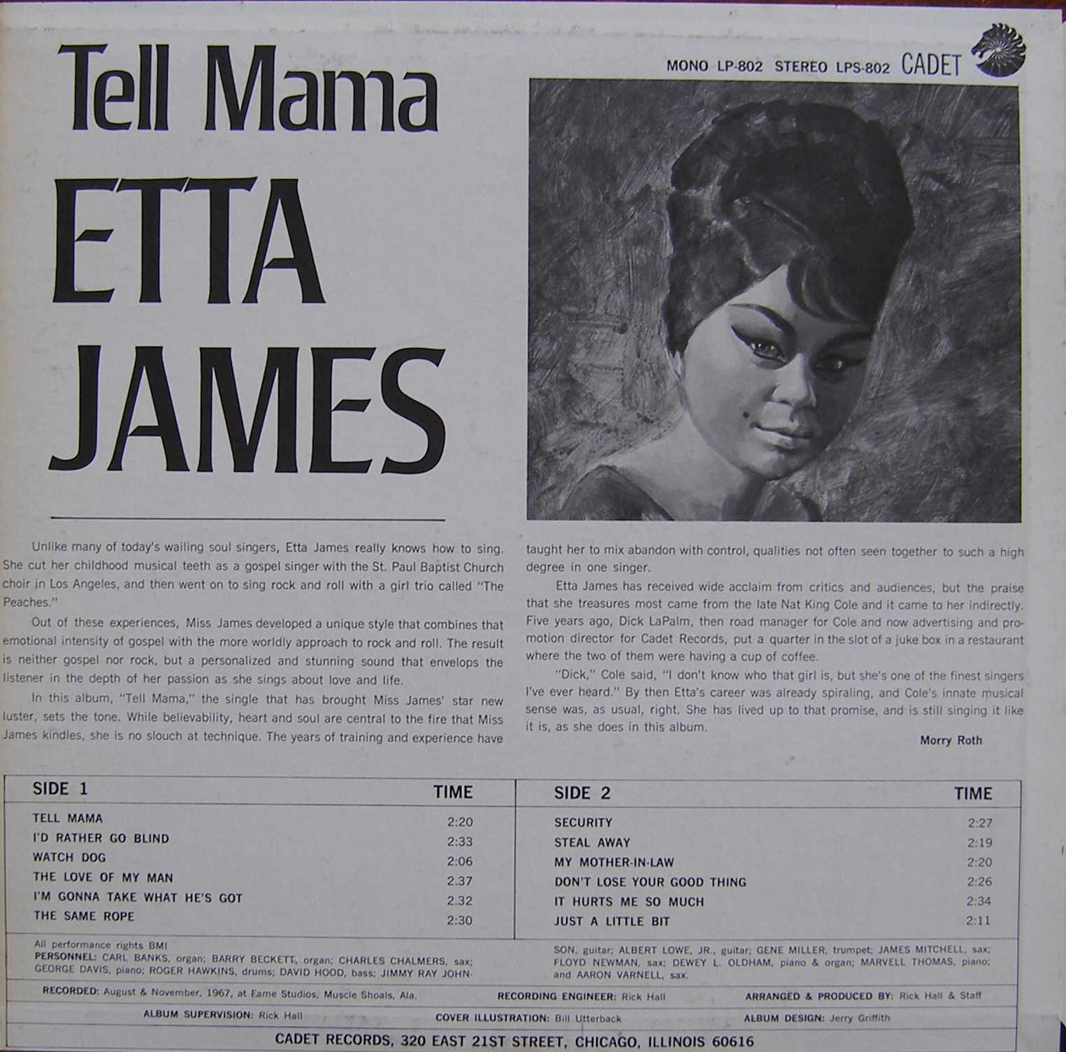 Etta James - 1968 - Tell Mama Free Download | Funk My Soul