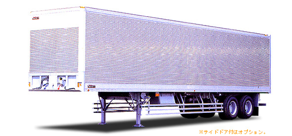 大量効率輸送を実現する、高容積、高積載トレーラです｜日本フルハーフ