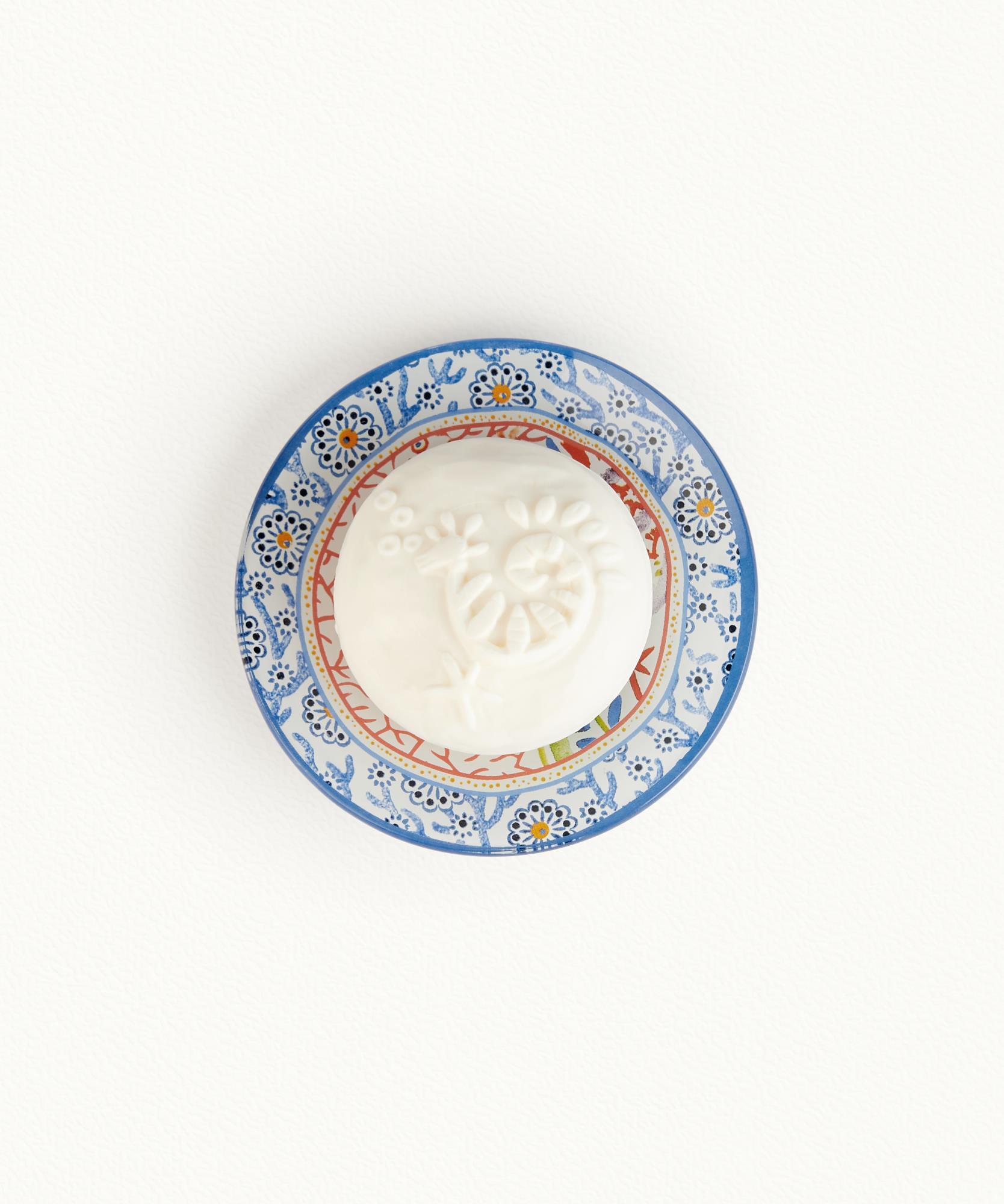 Jasmin Perle de Thé Soap & Soapdish Fragonard - $ 46.00